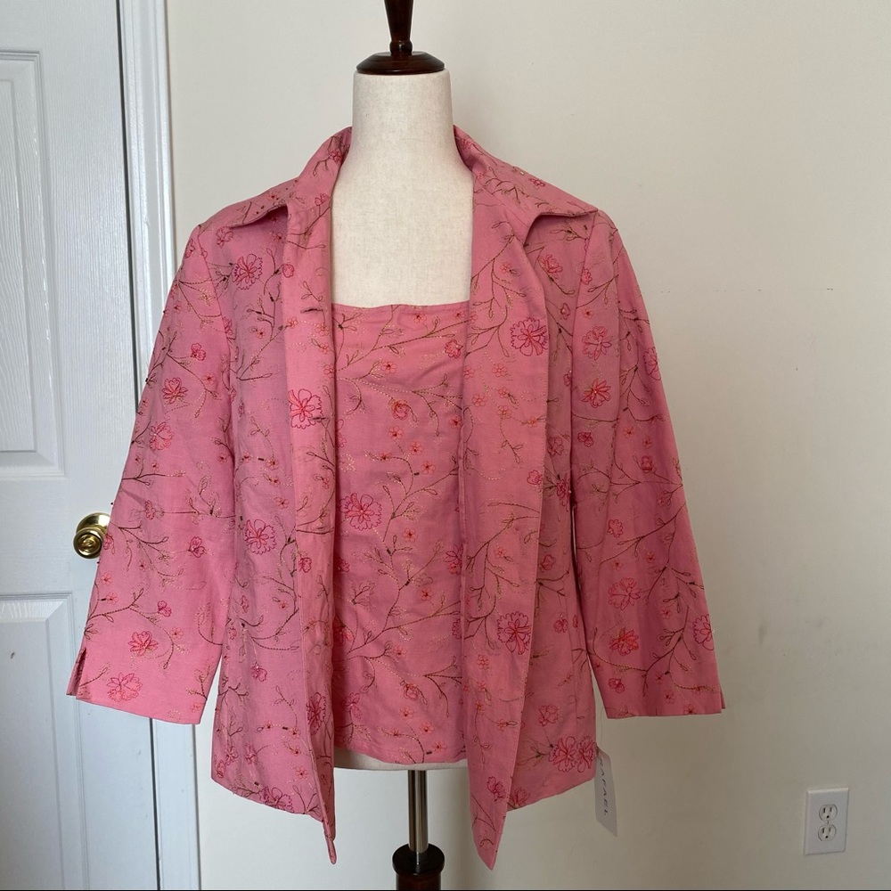 (Size 10) Rafaella Embroidered Linen - Picture 2 of 13